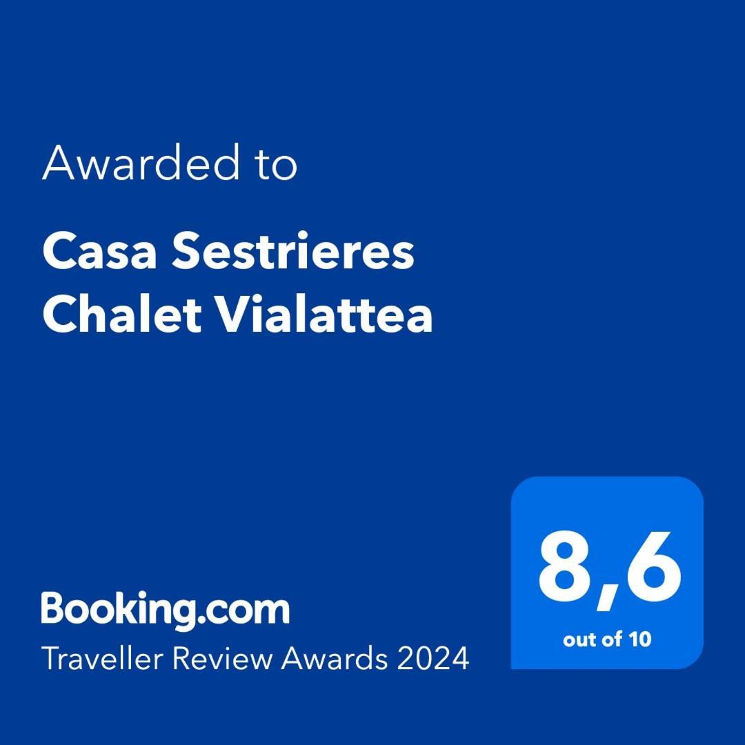 Casa Sestrieres Chalet Vialattea Villa Sauze di Cesana ภายนอก รูปภาพ